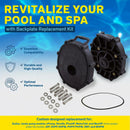 Zodiac R0445200 Backplate Replacement Kit for Select Zodiac Jandy Pool and Spa Pumps-3