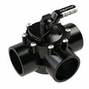 Aquastar FlowStar 3-Way Diverter Valve With Rubber Handle - 2 Inch x 2.5 Inch | AV3W20C-1