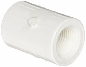 Spears 435-007 PVC Pipe Fitting, Adapter, Schedule 40, White, 3/4" Socket x NPT Female