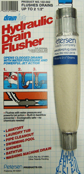 Petersen 1-1/2 to 2-1/2-Inch Drainjet, 38 to 63 Mm