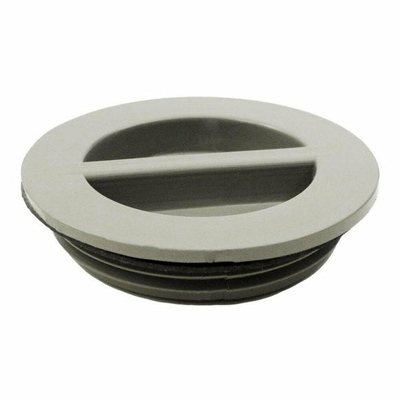 Waterway 400-4147B 1.5" MPT Flush Plug with Gasket - Gray