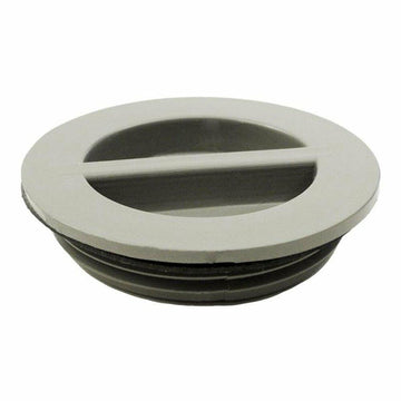 Waterway 400-4147B 1.5" MPT Flush Plug with Gasket - Gray - 0