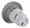Custom Molded Products CMP 25591-231-000 Pulsator Scalloped Adjustable 3.5" Gunite Jet, Gray, Non-Tex-2