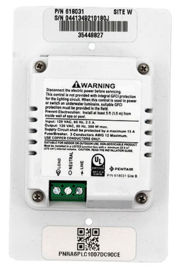 Pentair 618031 IntelliBrite Waterproof Outdoor LED Color Pool and Spa Light Controller