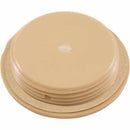 Custom Molded Products 1.5In Npt Flat Plug, Tan-9