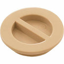 Custom Molded Products 1.5In Npt Flat Plug, Tan-7