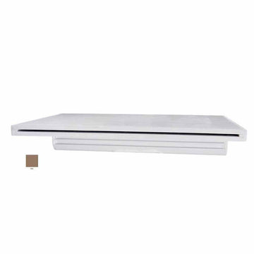Custom Molded Products 18In Pool Waterfall (6In Lip) Tan #25577-189-000
