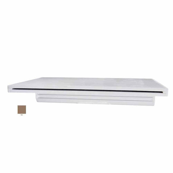 Custom Molded Products 18In Pool Waterfall (6In Lip) Tan #25577-189-000