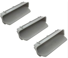 Custom Molded 25578-001-000 Pool Wall Step Set of 3 - Gray - 0