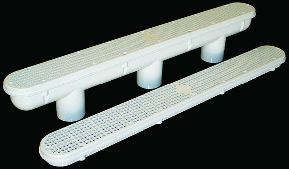 Custom Molded Products CMP 32" White, Channel Main Drain & Sump 25506-320-000