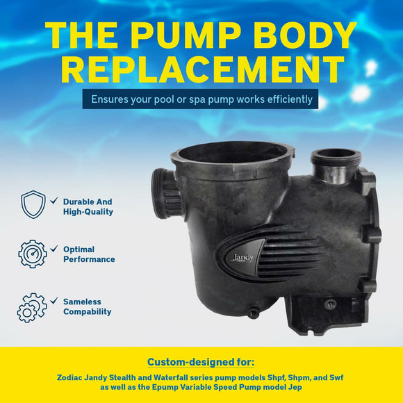 Zodiac R0445601 Pump Body Replacement for Select Zodiac Jandy Pool and Spa Pumps