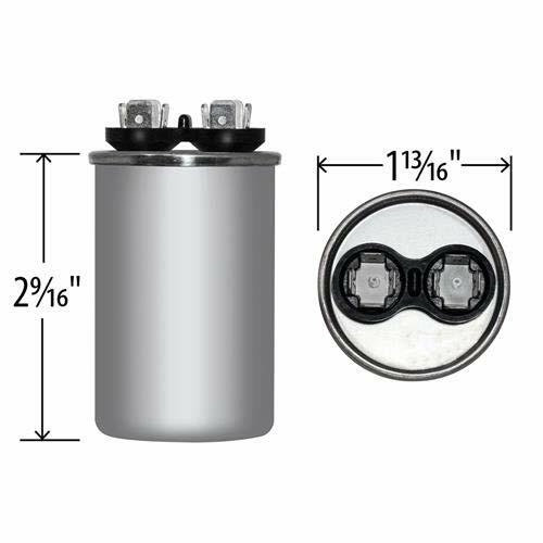 (2) Pack, 30 uF x 370 VAC - Jard # 12717 Round Dual Run Capacitor