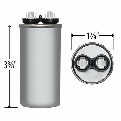 30 uF x 370 or 440 VAC Round Run Capacitor by # 12741