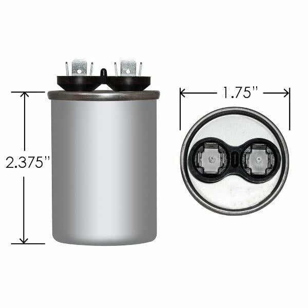 Motor Run Capacitor Round 30 uf MFD 440 Volt VAC 12741