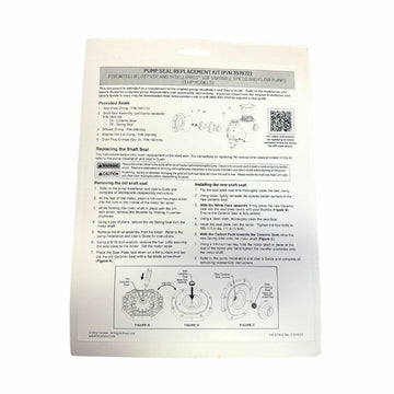 Pentair Intelliflo3 & IntelliPro3 VSF Variable Speed and Flow Pumps Seal Replacement Kit | 3 HP Models | 357872 - 0