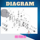 Swimables Heater Repair Kit for Pentair Mastertemp and Starite Max-E-Therm Heater - Mega Bundle Includes - Most Sensors, Orings, Boards and Pads Included-3