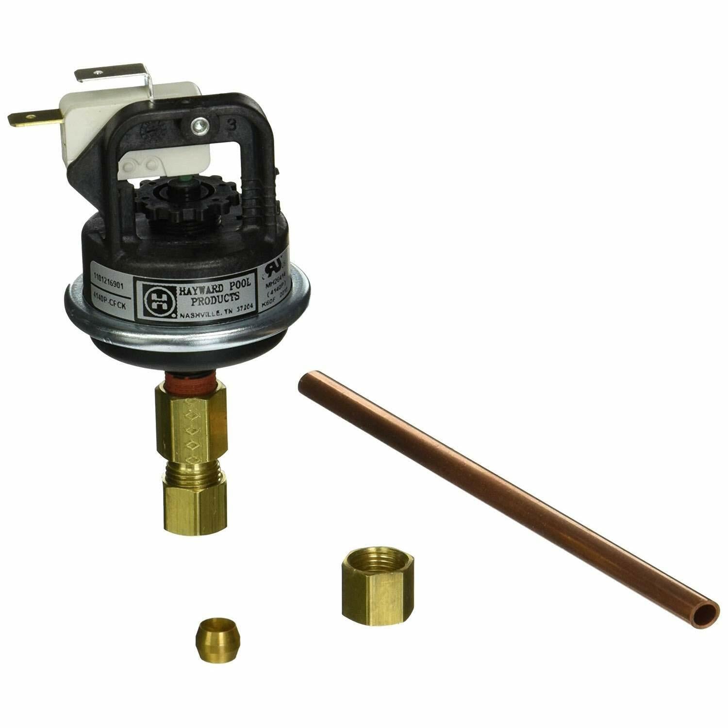 Hayward Pool / Spa H-Series 150-400 Model Heaters Water Pressure Switch Assembly HAXPSA1930
