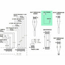 Raypak 018875F Hi Tension Igniter Wire for Pool and Spa Gas-Fired Heater Models 264 and 404-4