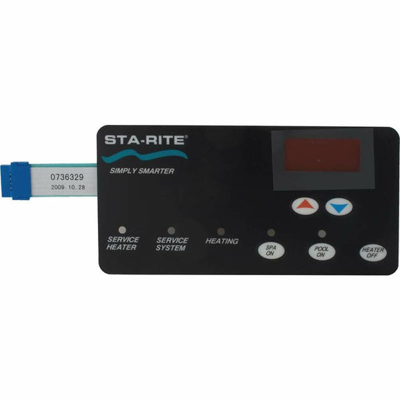 Pentair 42002-0029Z Switch Membrane Replacement Sta-Rite Max-E-Therm Pool and Spa Heater Electrical Systems,Black