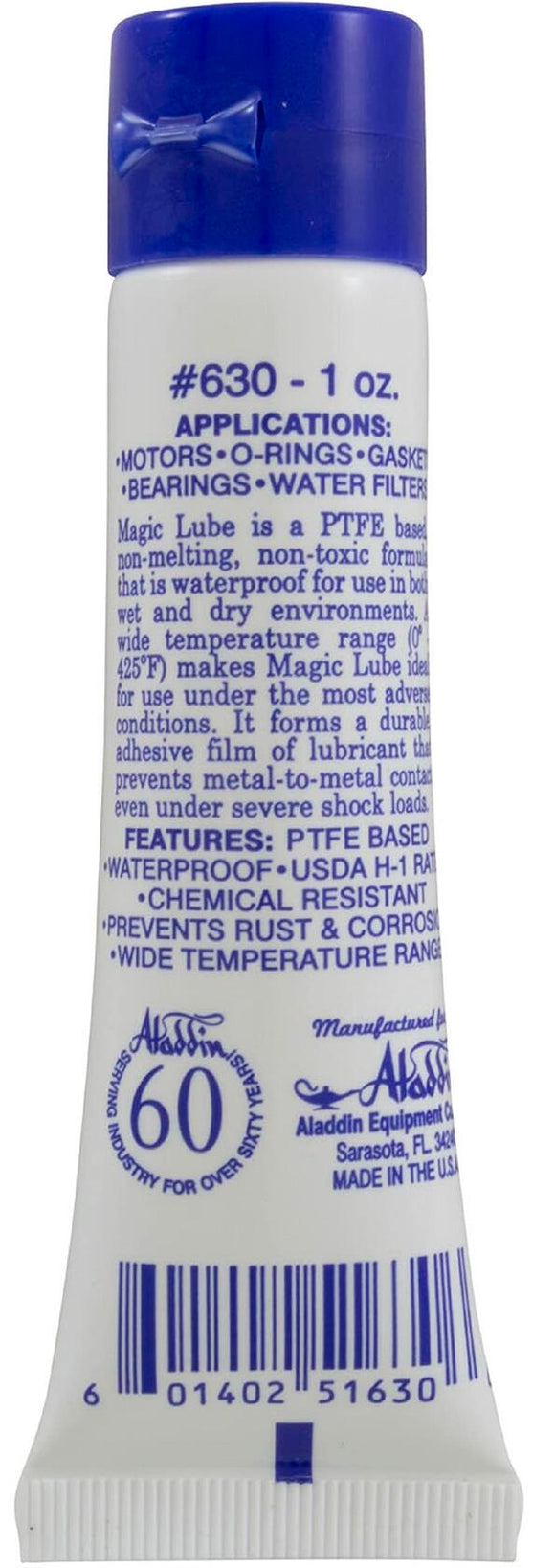 Aladdin Magic Lube 1oz Teflon Lubricant/Sealant 630