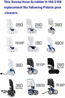 Generic Imports Replacement 3 Pack Sweep Hose Scrubbers fits Polaris R0522400 Sweep Hose Scrubber Replacement Compatible with Polaris Models 280, 360, 380, 3900 Sport, TR28P, TR35P, TR36P, 180 3 Pack-3