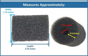 Generic Imports Replacement 3 Pack Sweep Hose Scrubbers fits Polaris R0522400 Sweep Hose Scrubber Replacement Compatible with Polaris Models 280, 360, 380, 3900 Sport, TR28P, TR35P, TR36P, 180 3 Pack - 0