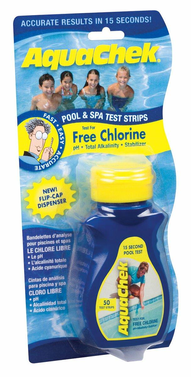 Aquachek Chlorine 4-Way Test Strips ..#G4E435T1 34452-3T521805