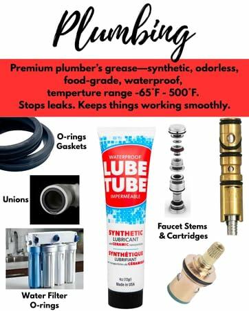 1oz LubeTube - Pool O-Ring Lubricant (Made in USA)
