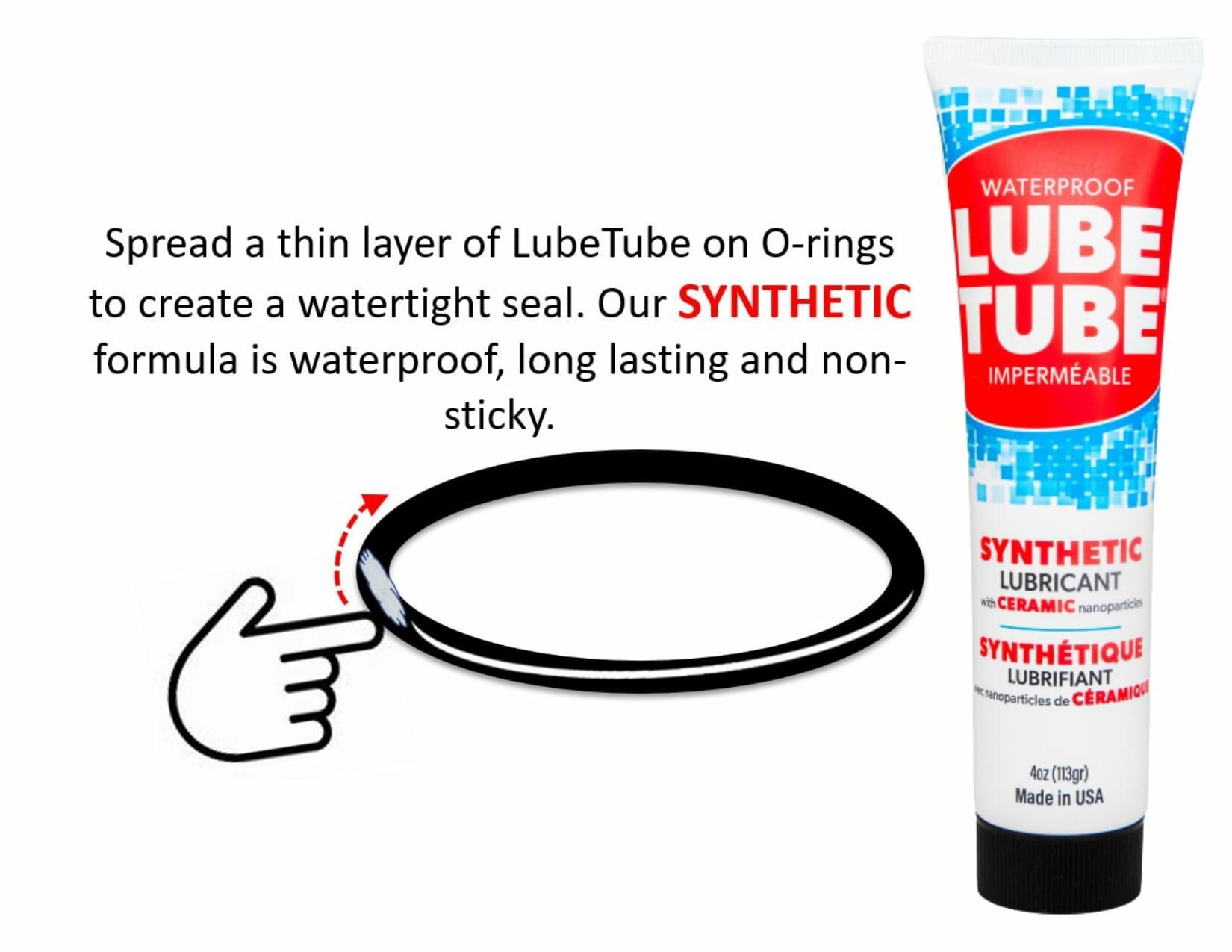 1oz LubeTube - Pool O-Ring Lubricant (Made in USA)