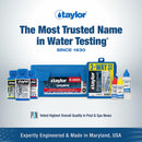Taylor S-1401, 4-in-1 Pool and Spa Test Strips for Free Chlorine, pH, Total Alkalinity, & Cyanuric Acid, 50 Test Strips, Quick & Easy Water Testing | Made in The USA-6