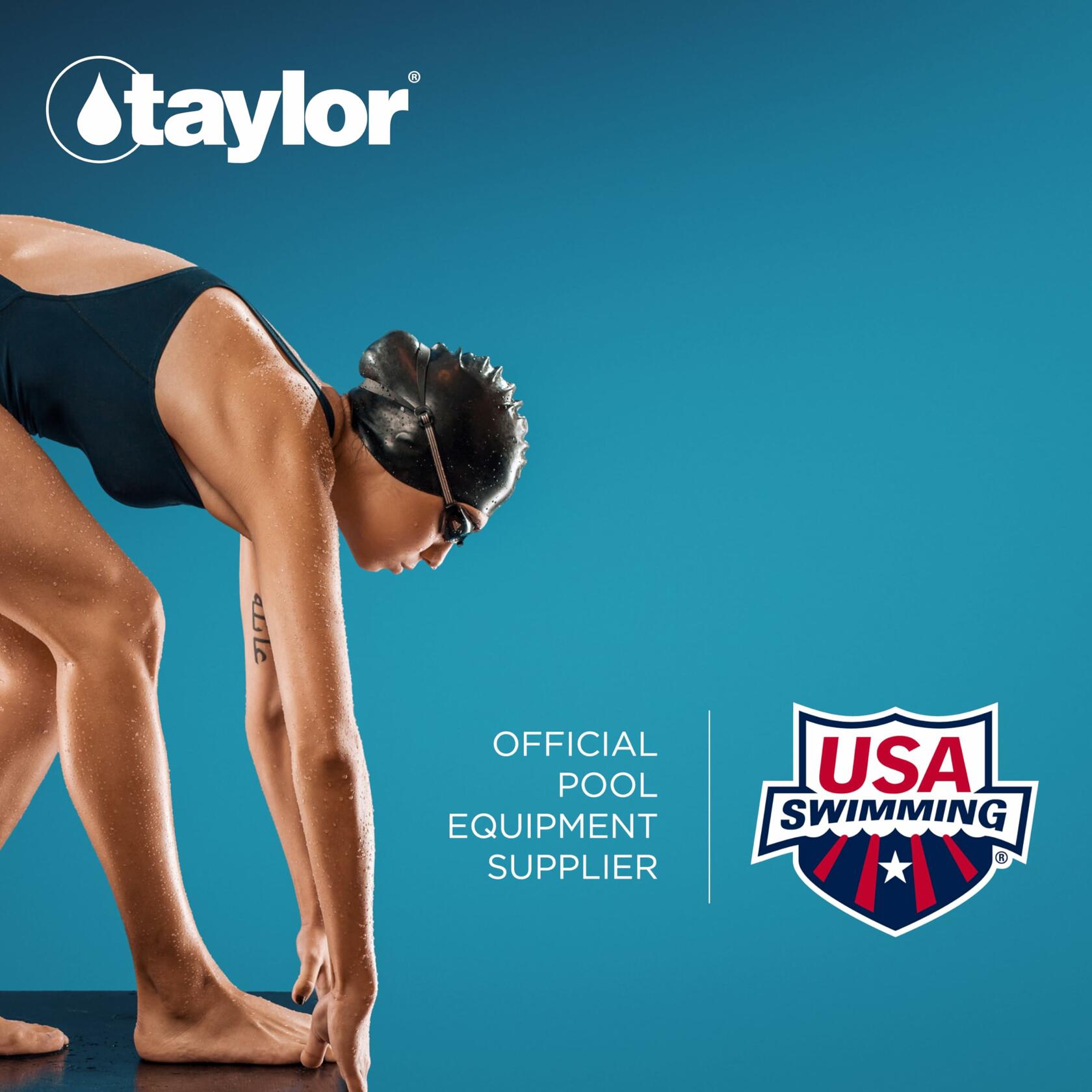 Taylor S-1401, 4-in-1 Pool and Spa Test Strips for Free Chlorine, pH, Total Alkalinity, & Cyanuric Acid, 50 Test Strips, Quick & Easy Water Testing | Made in The USA