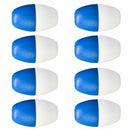 Pentair 8 R181016 Rainbow Swimming Pool Oval Safety Floats 3" x 5" for 1/2" Rope-1