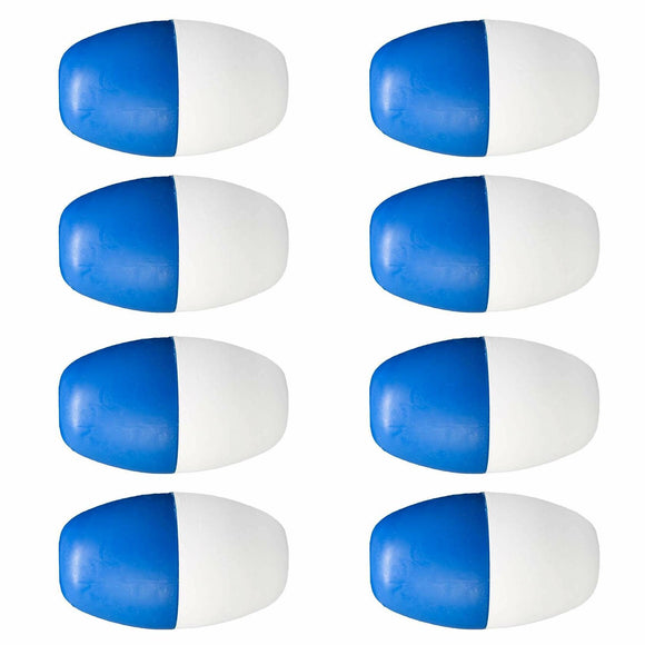 Pentair 8 R181016 Rainbow Swimming Pool Oval Safety Floats 3" x 5" for 1/2" Rope