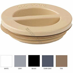 Custom Molded CMP 25542-007-000 1.5" Npt Flat Pool Plug - Dark Gray