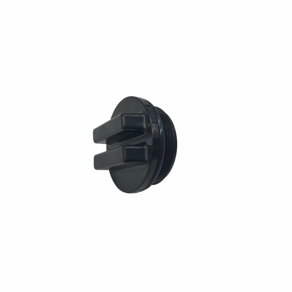 Hayward SP1022CBLK 1-1/2-Inch MIP Black Concrete Pool Drain Plug with O-Ring