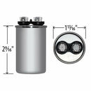 (2) Pack, 30 uF x 370 VAC - Jard # 12717 Round Dual Run Capacitor-4