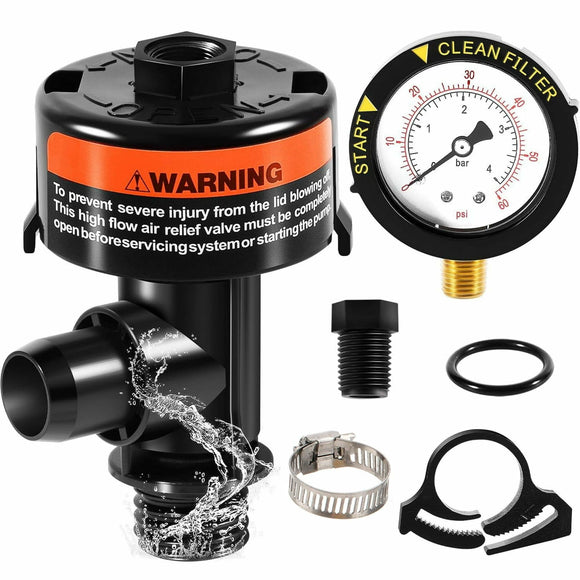 Generic Brand SP1421D Plastic Pressure Relief Valve Replacement Kit for Swimming Pool pump replaces 98209800