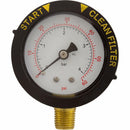 Pentair 190058 Gauge, Pressure, 1/4-3