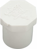 Spears 449 Series PVC Pipe Fitting, Plug, Schedule 40, 1/2" Spigot cap end-3