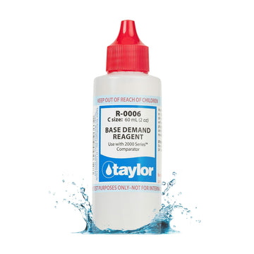 Taylor Technologies R-0006-C, Base Demand Reagent for 2000 Series, 2 Ounce, for Testing Base Demand Levels in Pool and Spas, Dropper Rell for Water Test Kits, Replace Annually | Made in the USA