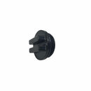 Hayward SP1022CBLK 1-1/2-Inch MIP Black Concrete Pool Drain Plug with O-Ring-1