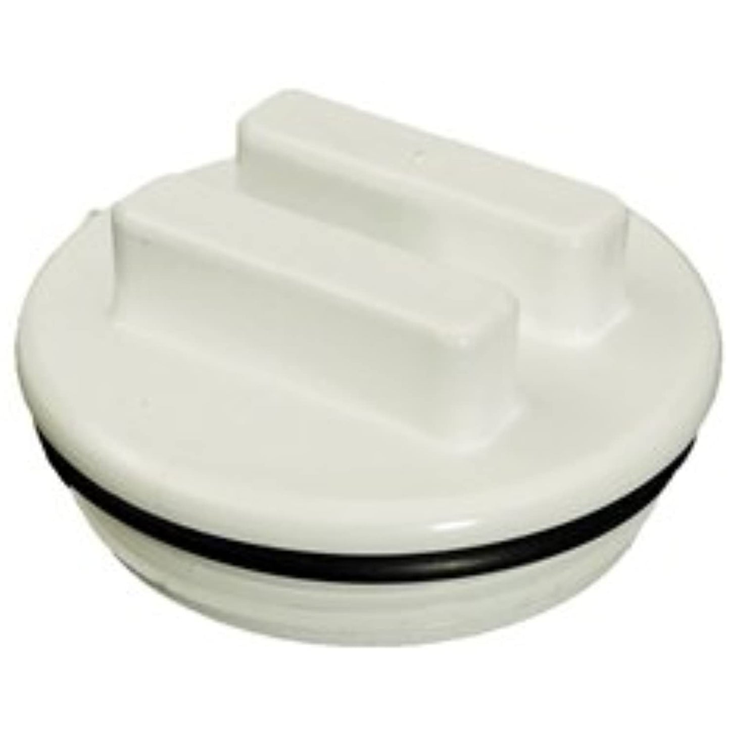 Super Pro WW4006650B 2 in. Plug with O-Ring - White