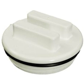 Super Pro WW4006650B 2 in. Plug with O-Ring - White - Getlegitdeals
