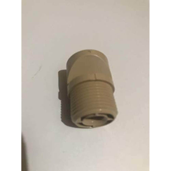 Custom Molded Products 3/4 inch Fan Spray Aerator Fitting nozzel tan 75 MPT - Getlegitdeals