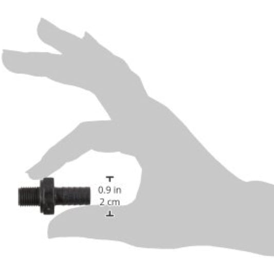 Waterway Plastics 806105083913 1/4" Male Pipe Thread x 3/8" Barb Drain Plug Adapter