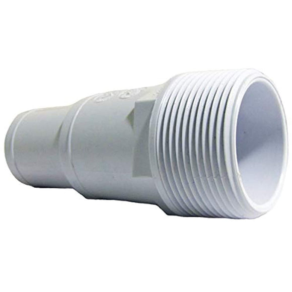 Custom Molded Products Barb Adapter, 1-1/2"mpt x 1-1/4"s or 1-1/2"s, Generic - Getlegitdeals