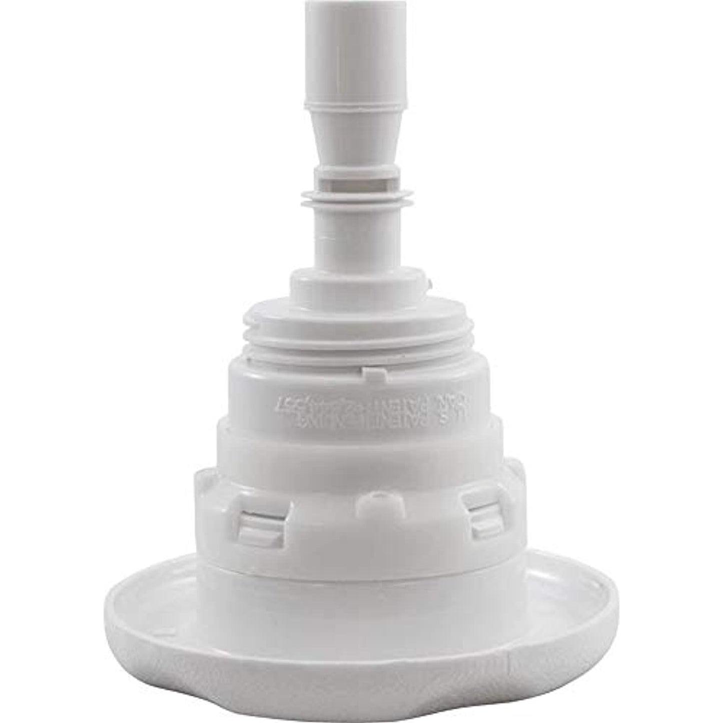 Waterway Plastics Jet Intl, WW Poly Storm Gun, 3-3/8"fd, Mass, Txt Scal, Wht, THD