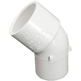 Waterway Plastics 806105083166 45 Ell 1" Spg X 1" S PVC - Getlegitdeals