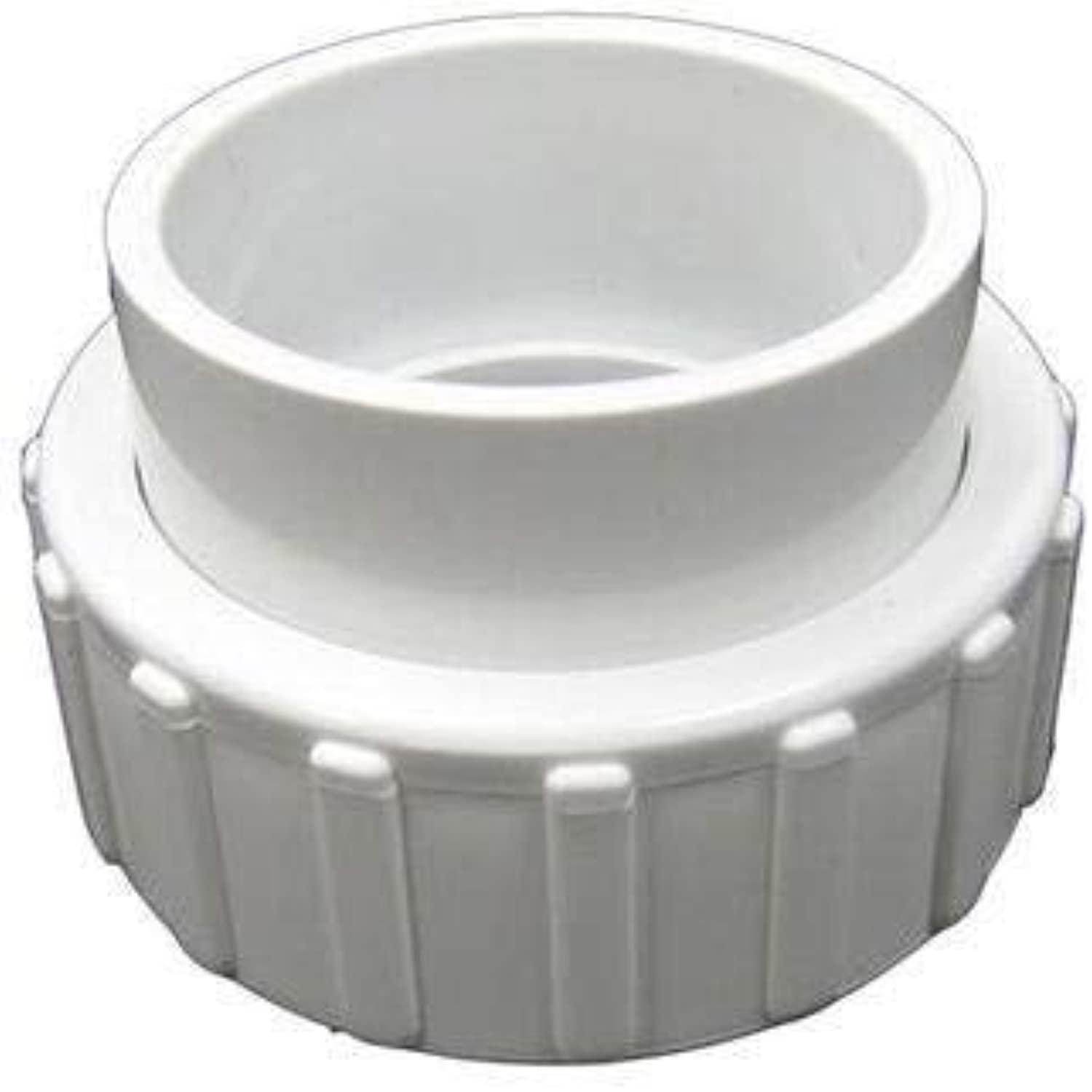 Waterway 400-5570 2 Inches Union Nut Slip Tailpiece - White - Getlegitdeals