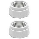 2) Polaris D15 Swimming Pool Cleaner 180 280 380 Feed Hose Nuts Part D-15, White - Getlegitdeals